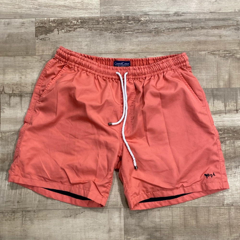 Coastal Cotton Swim Trunks